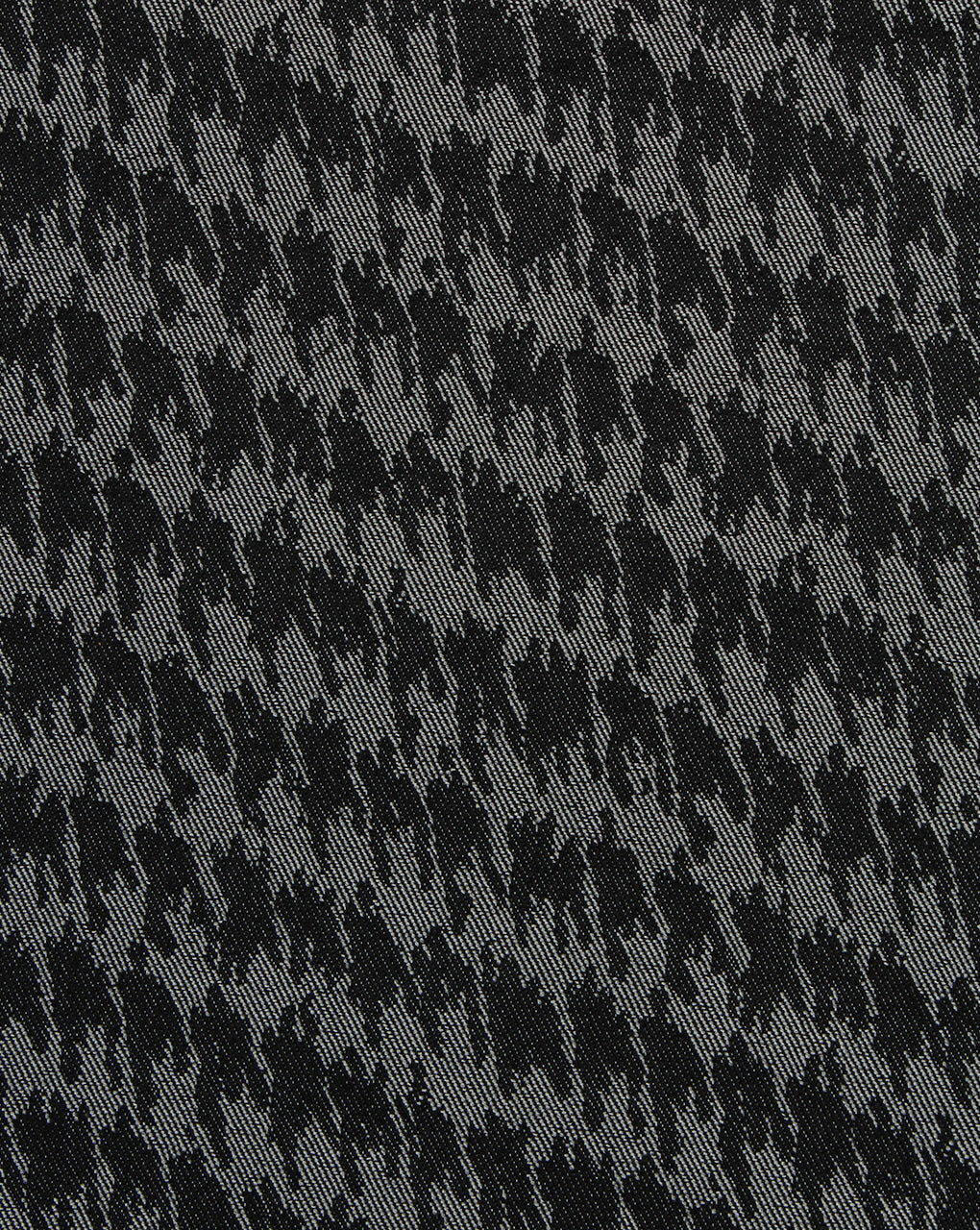 Grey And Black Abstract Design 1 Denim Lycra Jacquard Fabric