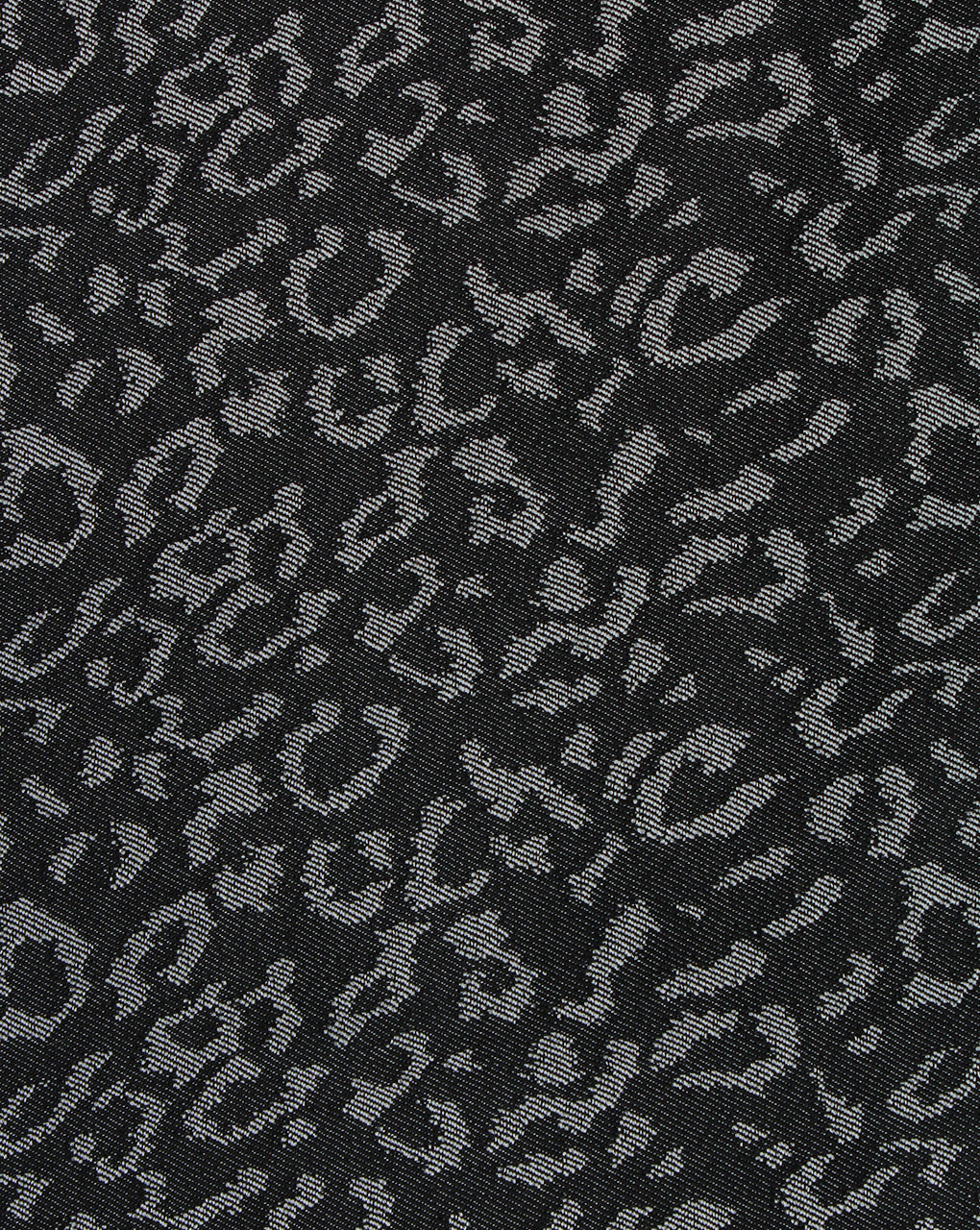 Grey And Black Abstract Design 2 Denim Lycra Jacquard Fabric