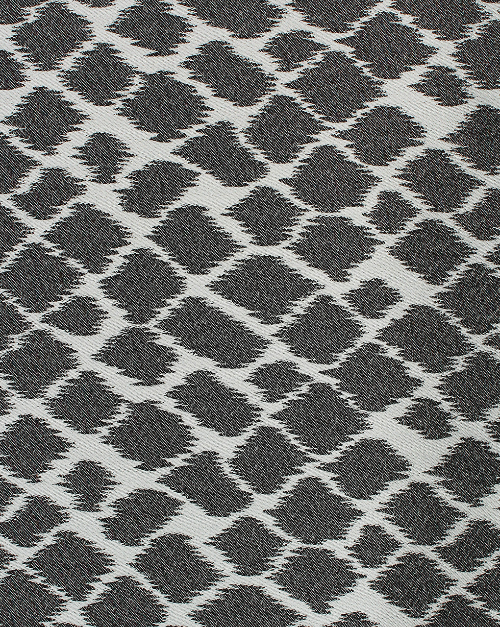 White And Grey Abstract Design Denim Lycra Jacquard Fabric