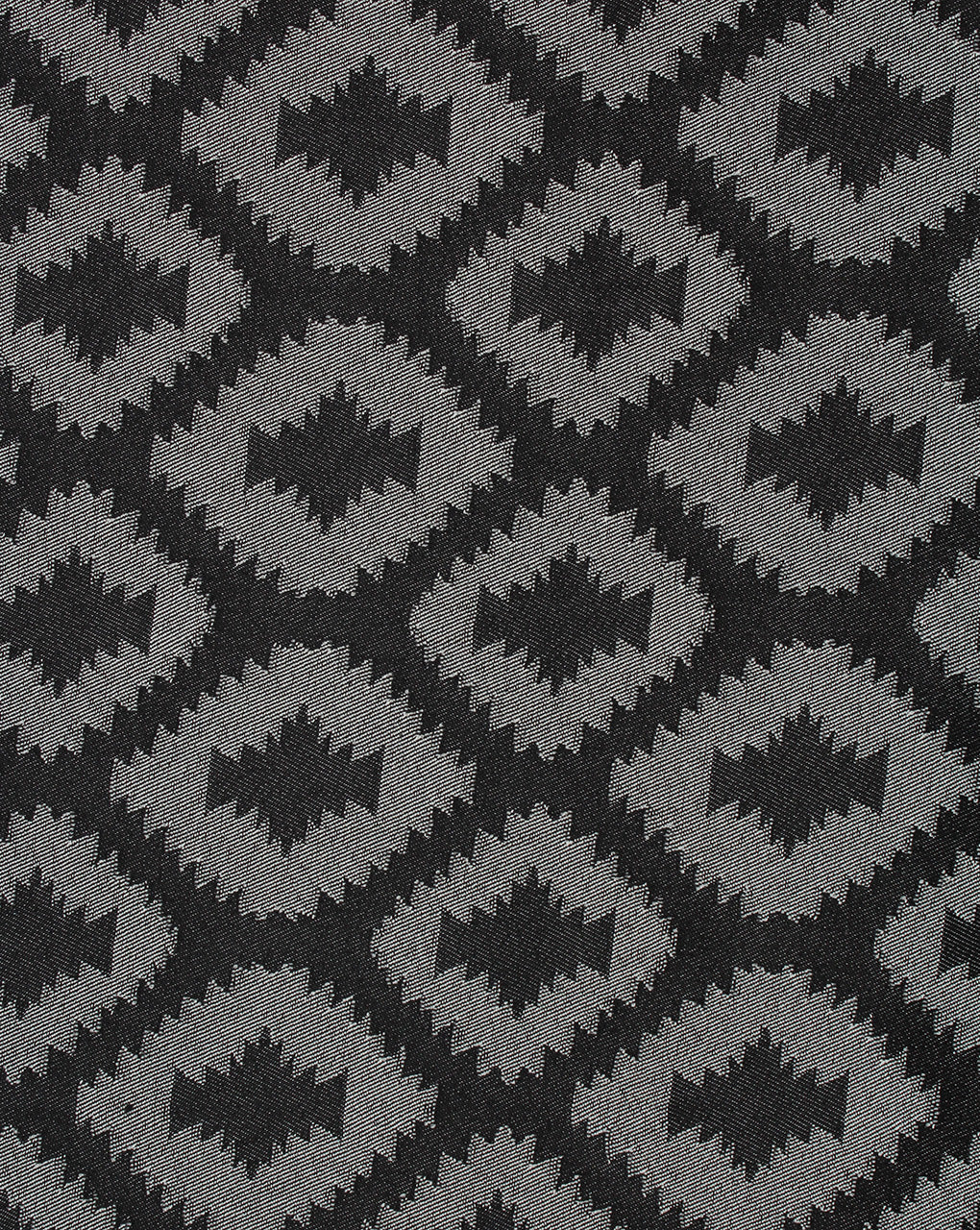 Grey And Black Abstract Design Denim Lycra Jacquard Fabric