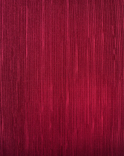 MAROON POLYESTER PLEATED FABRIC