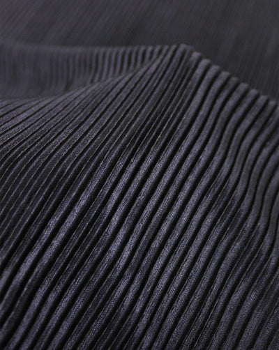 MULTICOLOR OMBRE PATTERN POLYESTER PLEATED FABRIC