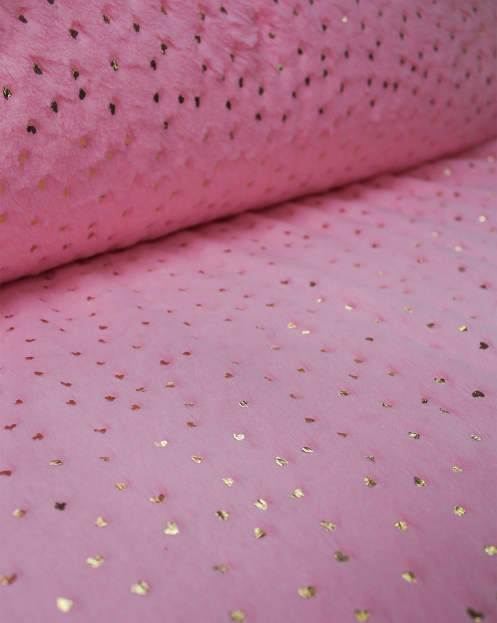 Pink Artificial Fur Fabric