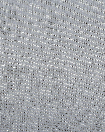 WHITE POLYESTER LUREX PLEATED FABRIC ( WIDTH 58 INCHES )