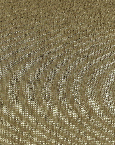 GOLDEN POLYESTER LUREX PLEATED FABRIC ( WIDTH 58 INCHES )