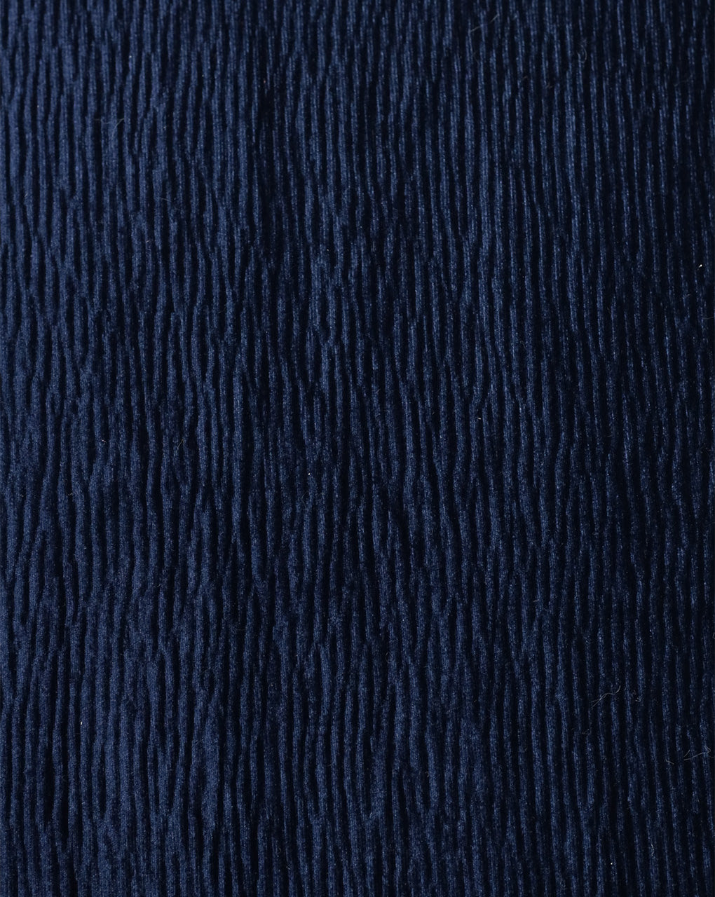 DARK BLUE POLYESTER LYCRA PLEATED VELVET FABRIC (WIDTH 58 INCHES)