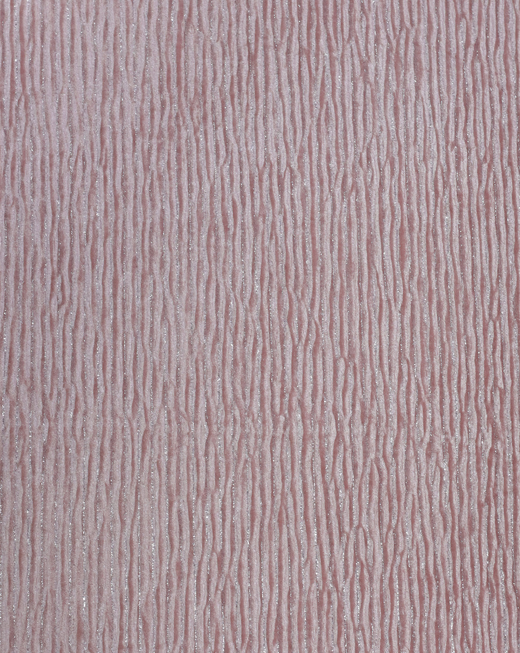 LIGHT PINK LUREX LYCRA POLYESTER PLEATED VELVET FABRIC (WIDTH 58 INCHES)