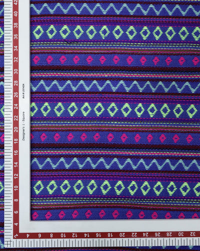 MULTICOLOR ACRYLIC JACQUARD FABRIC