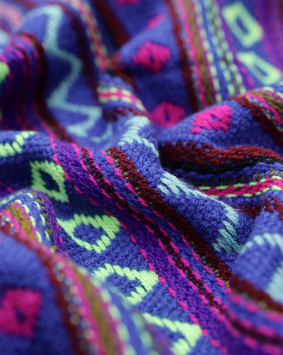 MULTICOLOR ACRYLIC JACQUARD FABRIC
