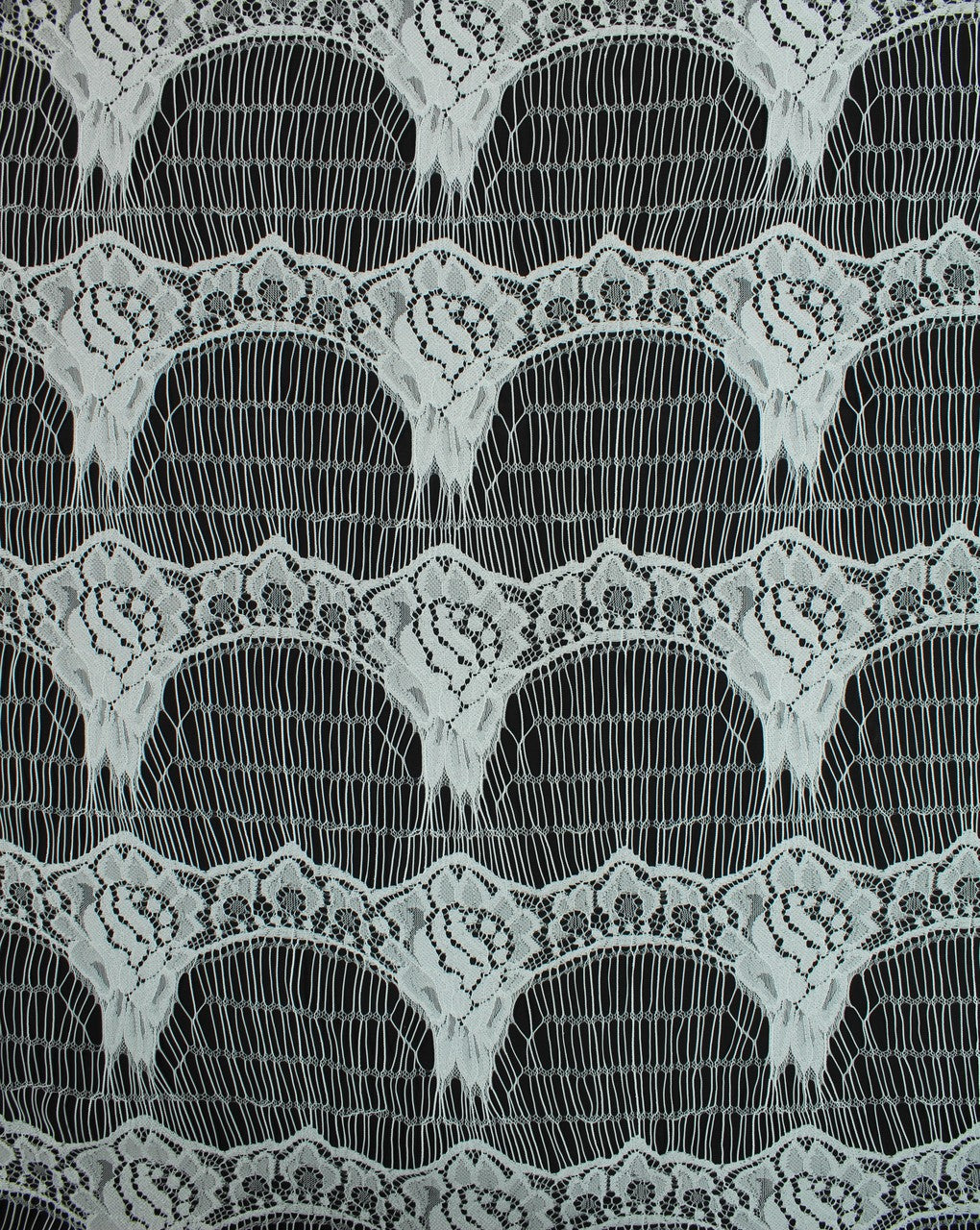 Polyester Abstract Design 2 Lace Cut Work Fabric (RFD)