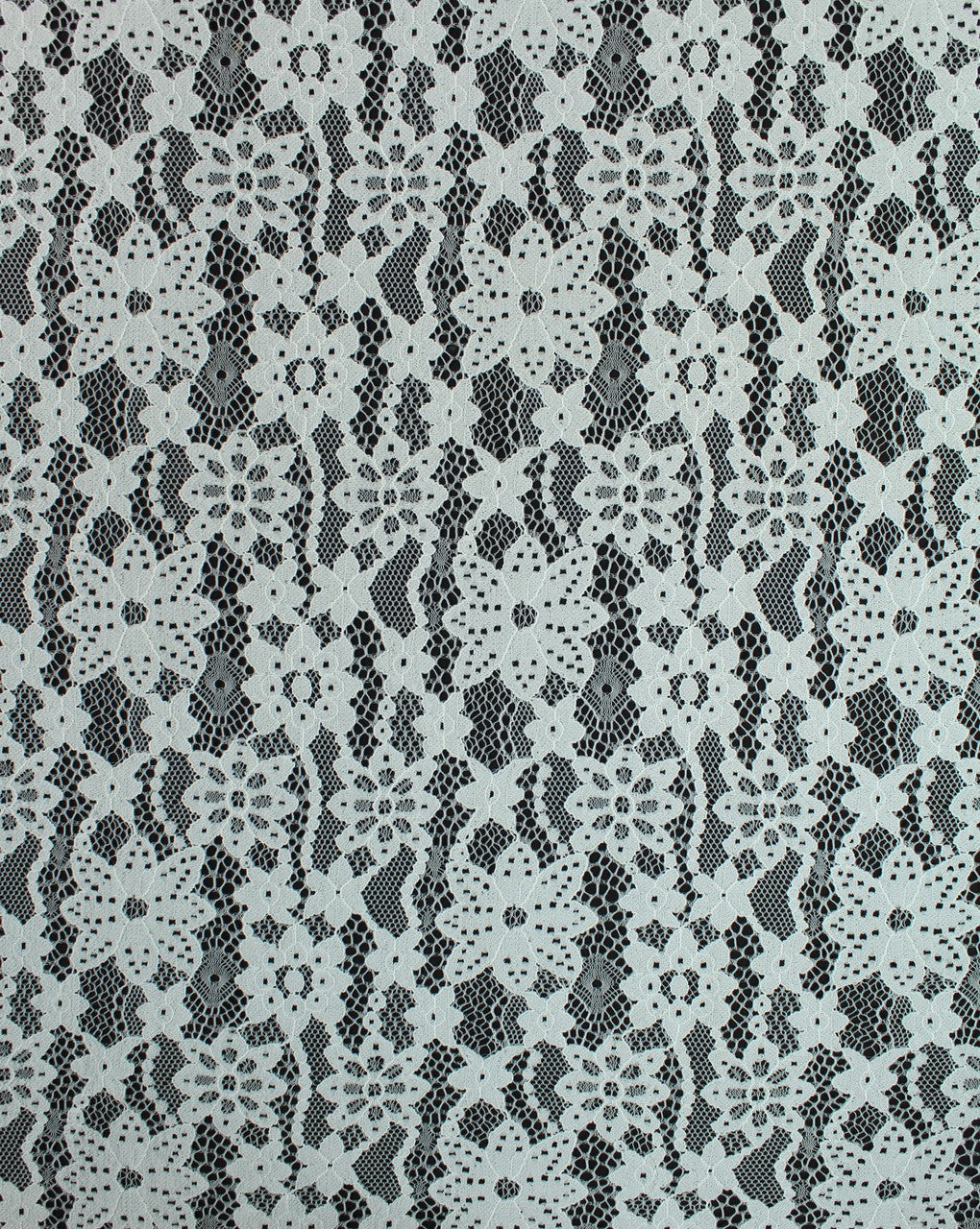 Polyester Floral Design 5 Lace Cut Work Fabric (RFD)