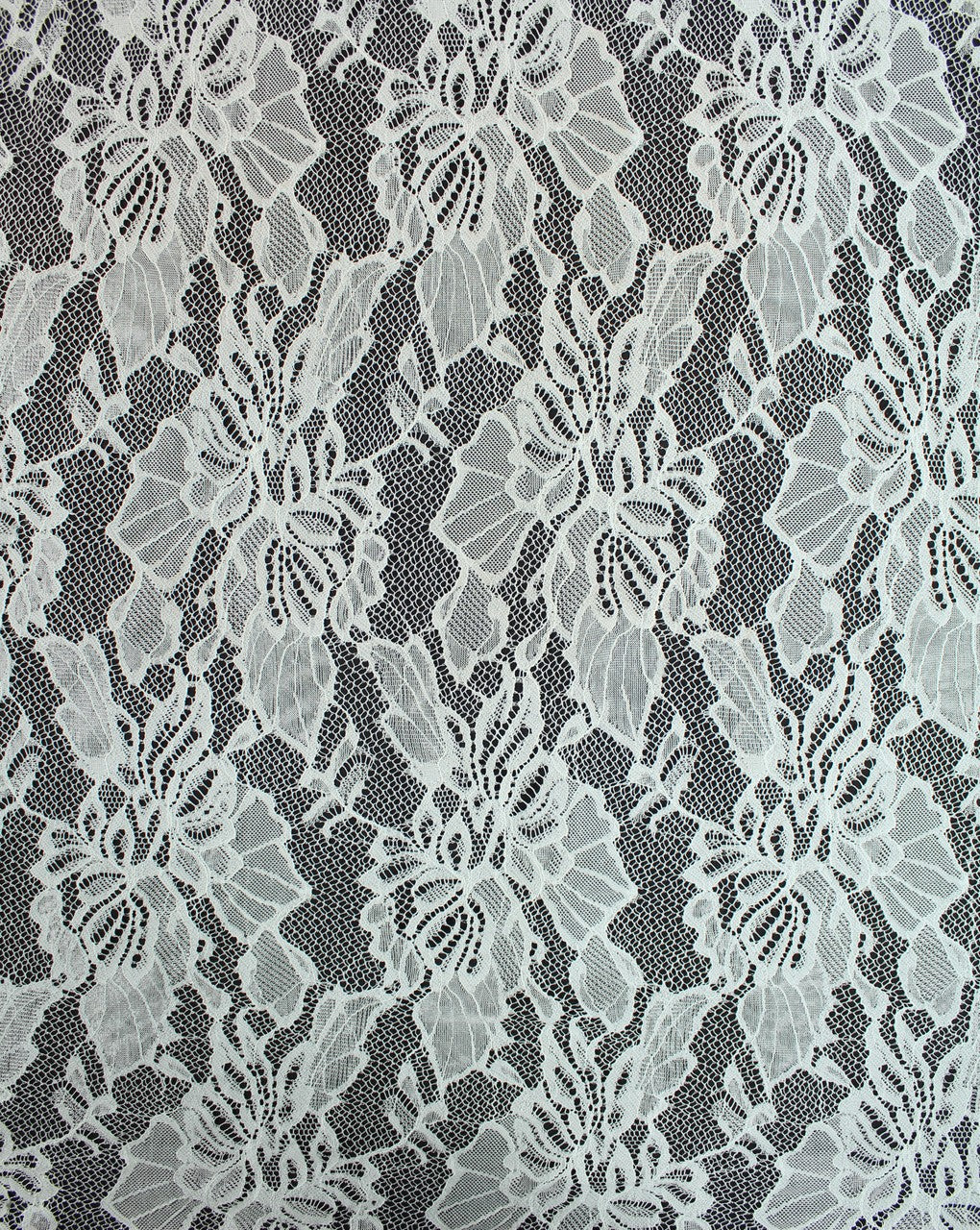 Polyester Floral Design 6 Lace Cut Work Fabric (RFD)