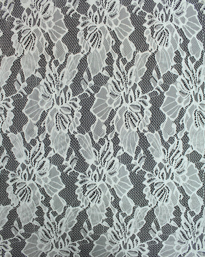Polyester Floral Design 6 Lace Cut Work Fabric (RFD)