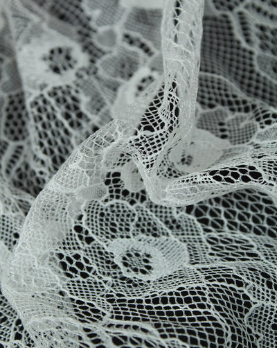 Polyester Abstract Design 3 Lace Cut Work Fabric (RFD)