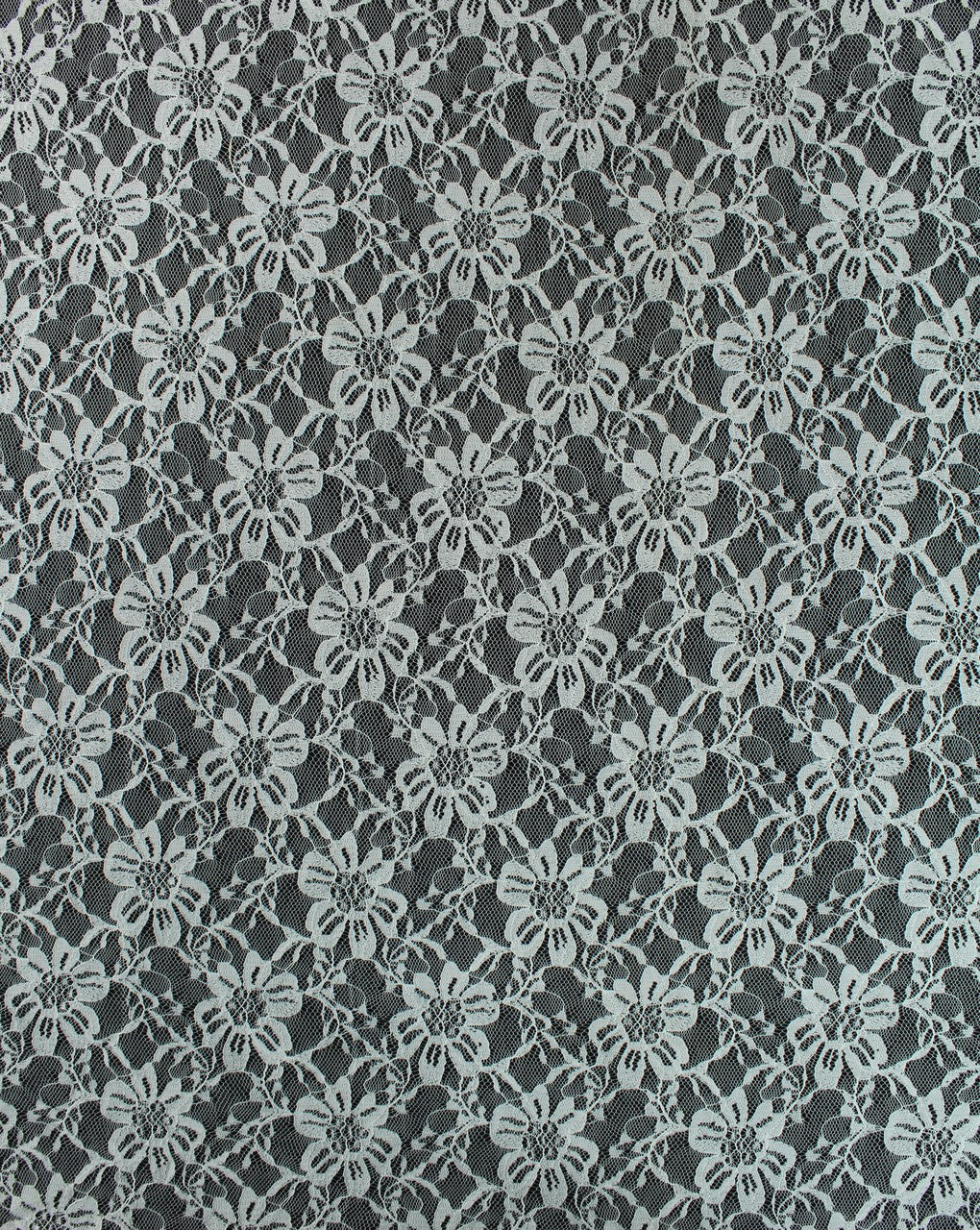 Polyester Floral Design 12 Lace Cut Work Fabric (RFD)