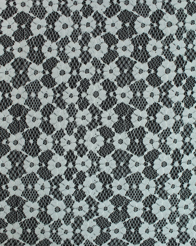Polyester Floral Design 13 Lace Cut Work Fabric (RFD)