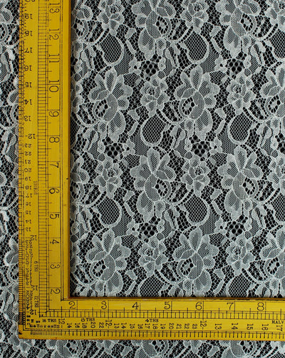 Polyester Floral Design 16 Lace Cut Work Fabric (RFD)