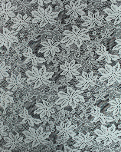 Polyester Floral Design 20 Lace Cut Work Fabric (RFD)