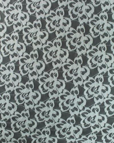 Polyester Floral Design 22 Lace Cut Work Fabric (RFD)