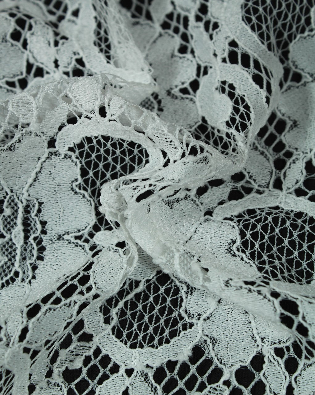 Polyester Floral Design 23 Lace Cut Work Fabric (RFD)