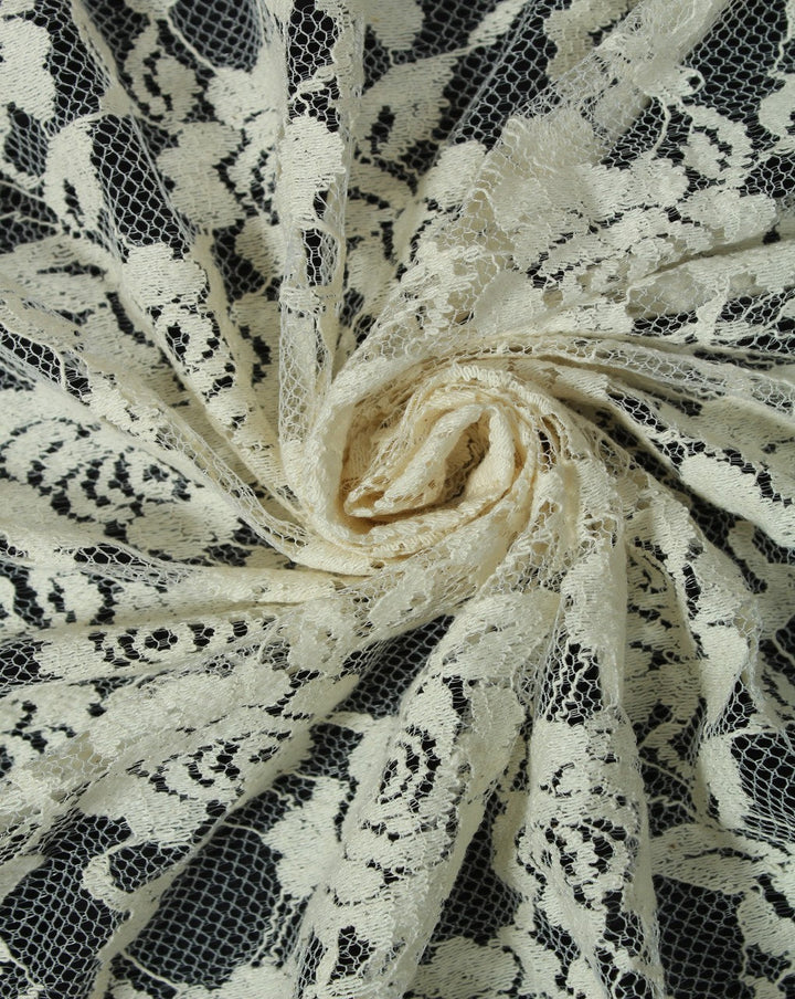 Greige Cotton Floral Design 2 Lace Cut Work Fabric – Sahni Fabs Greige Cotton Floral Design 2 Lace Cut Work Fabric – Sahni Fabs
