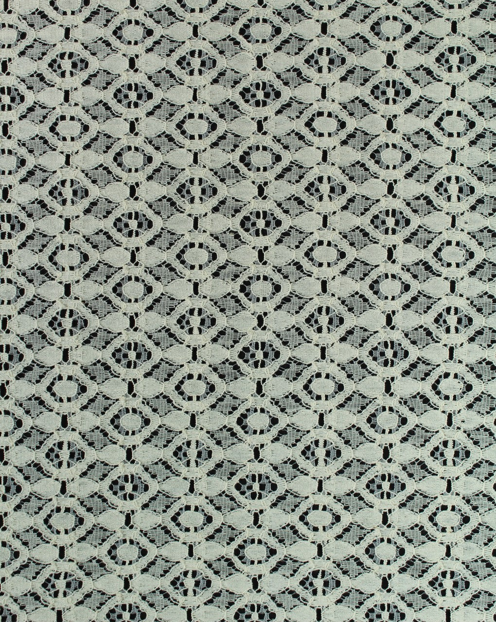 Polyester Geometric Design Lace Cut Work Fabric (RFD)