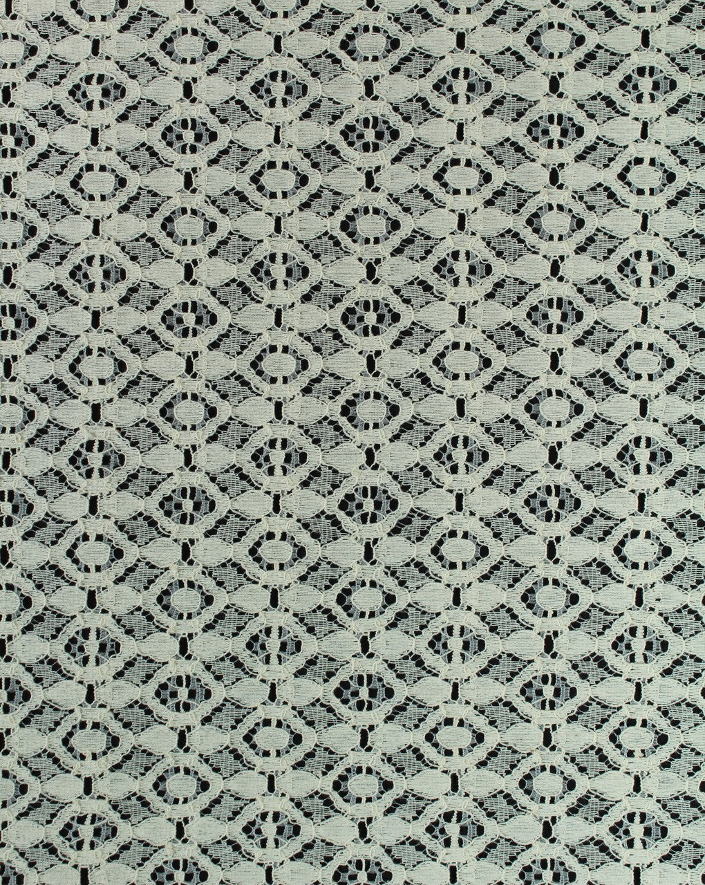 Polyester Geometric Design Lace Cut Work Fabric (RFD)