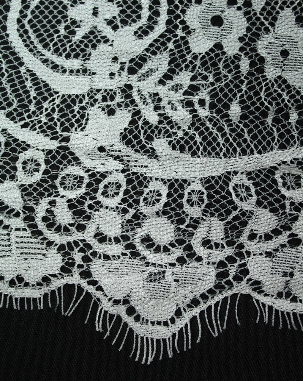 Polyester Abstract Design 10 Lace Cut Work Fabric (RFD)