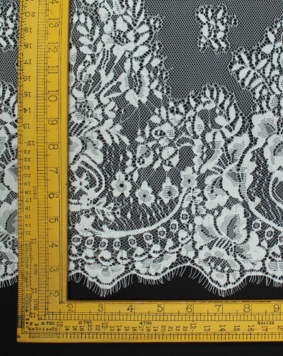 Polyester Abstract Design 10 Lace Cut Work Fabric (RFD)