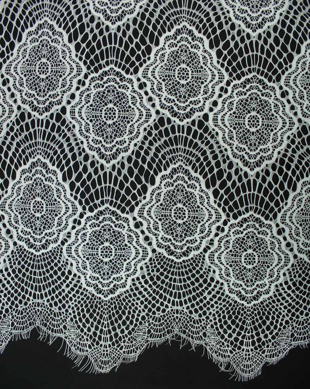 Polyester Abstract Design 11 Lace Cut Work Fabric (RFD)