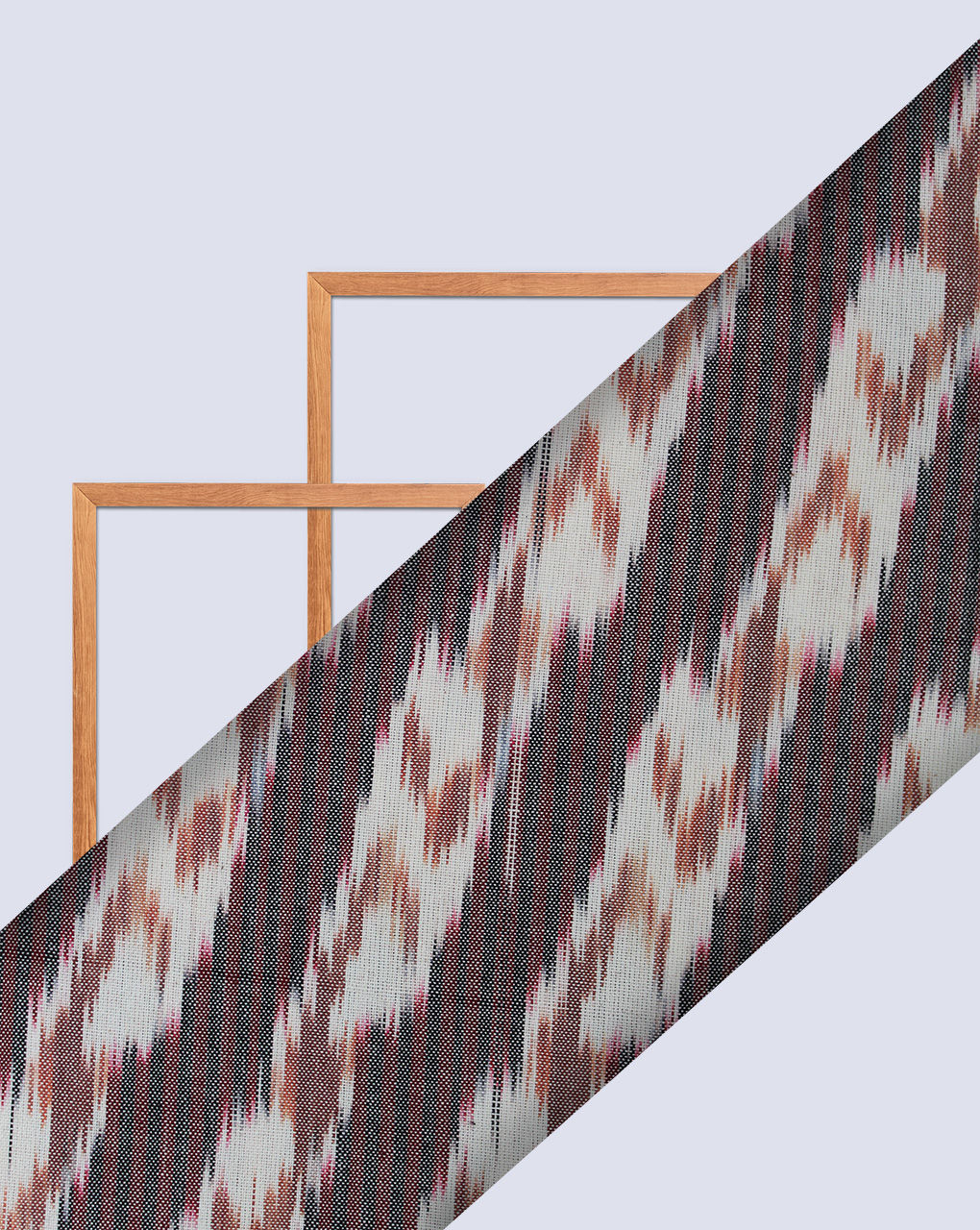 Multicolor Ikat Design Yarn Dyed Cotton Fabric