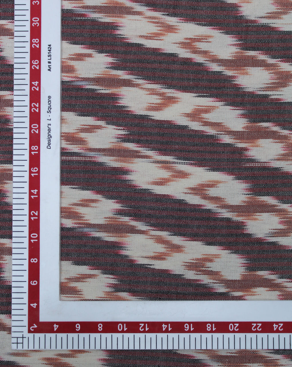 Multicolor Ikat Design Yarn Dyed Cotton Fabric