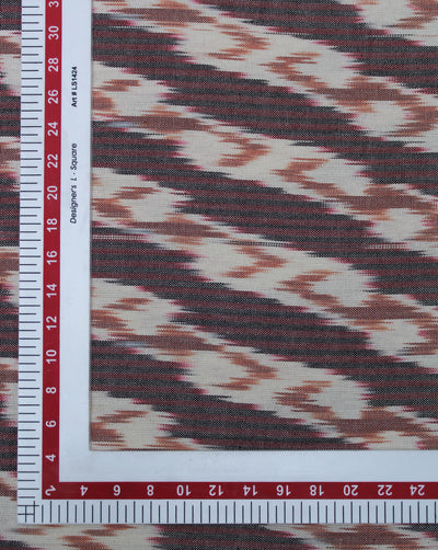 Multicolor Ikat Design Yarn Dyed Cotton Fabric