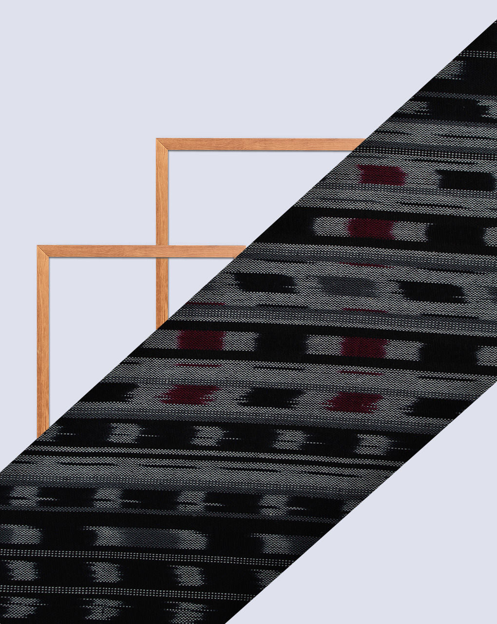 Multicolor Ikat Design Yarn Dyed Cotton Fabric
