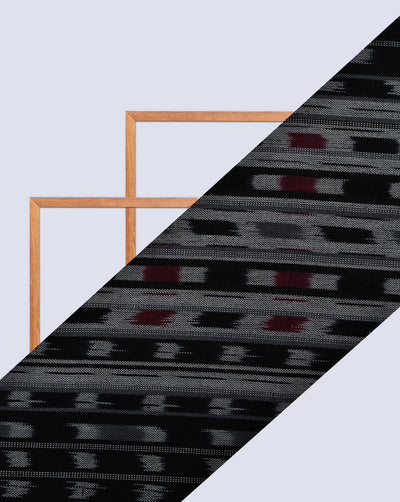 Multicolor Ikat Design Yarn Dyed Cotton Fabric