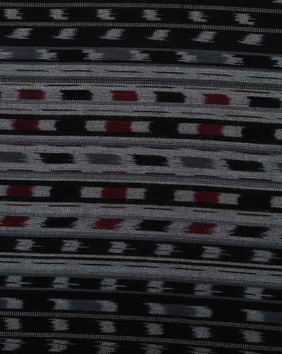 Multicolor Ikat Design Yarn Dyed Cotton Fabric