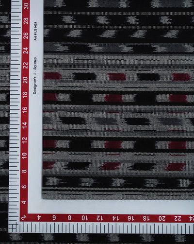 Multicolor Ikat Design Yarn Dyed Cotton Fabric