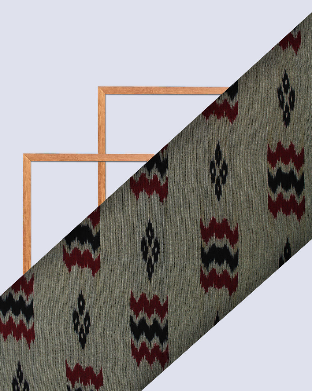 Multicolor Ikat Design Yarn Dyed Cotton Fabric