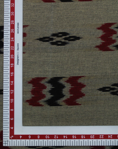 Multicolor Ikat Design Yarn Dyed Cotton Fabric