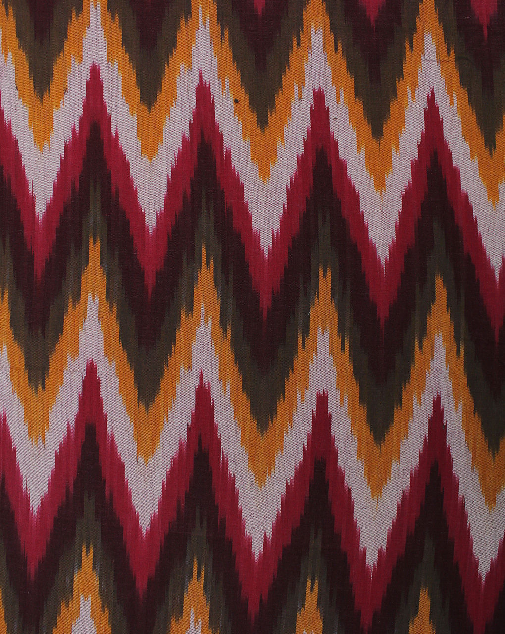 Multicolor Ikat Design Yarn Dyed Cotton Fabric