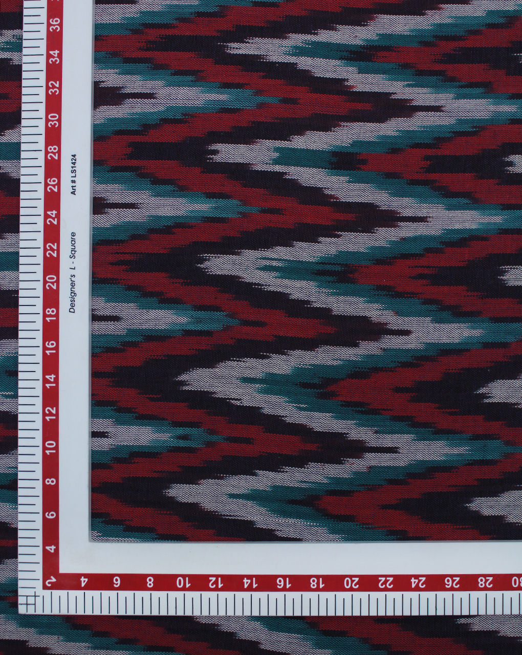 Multicolor Ikat Design Yarn Dyed Cotton Fabric