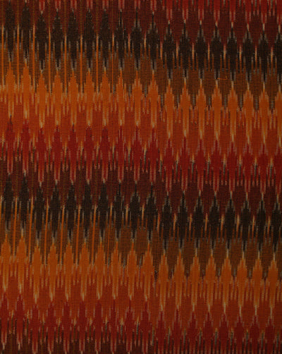 Multicolor Ikat Design Yarn Dyed Cotton Fabric