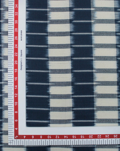 Multicolor Ikat Design Yarn Dyed Cotton Fabric