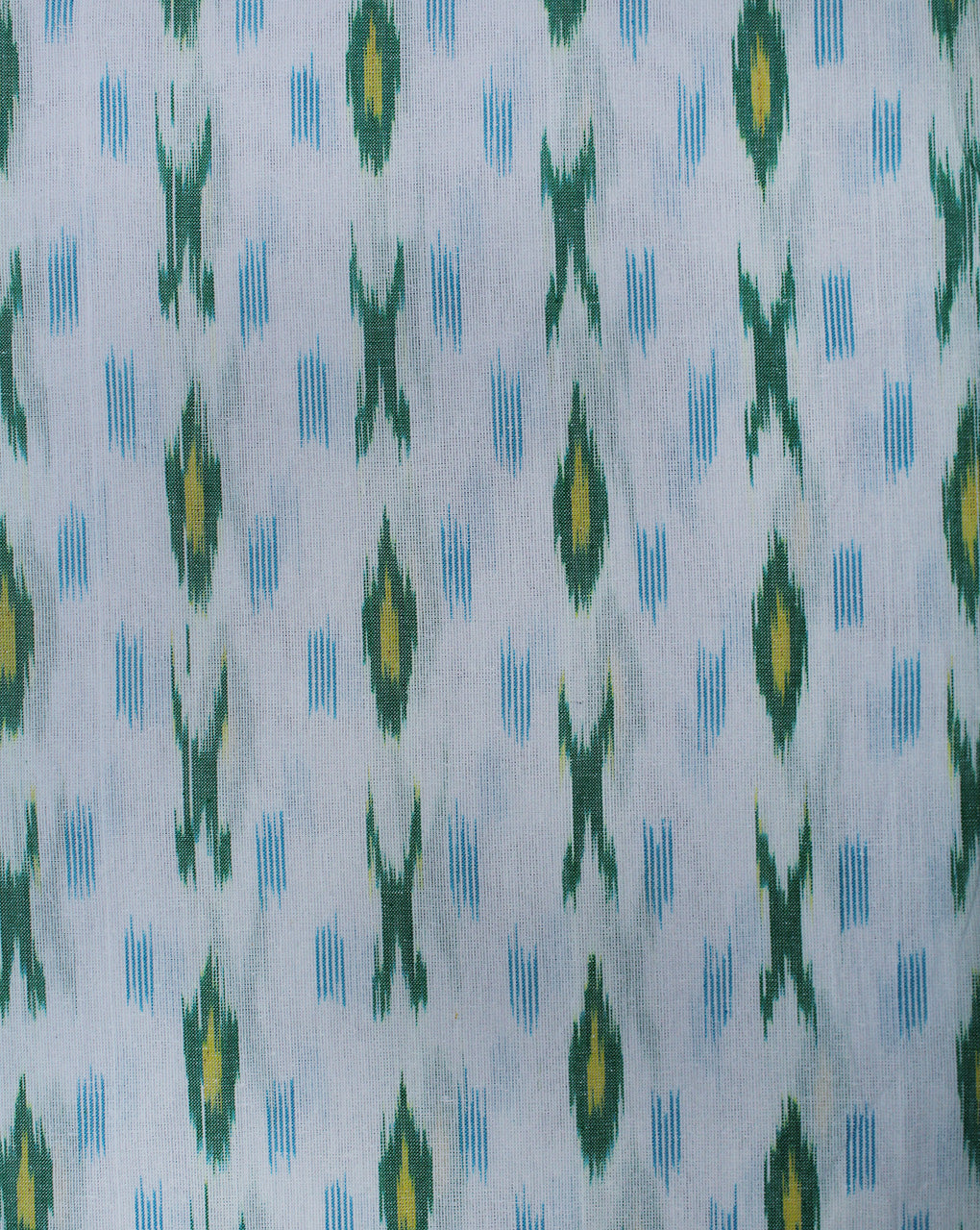 Multicolor Ikat Design Yarn Dyed Cotton Fabric