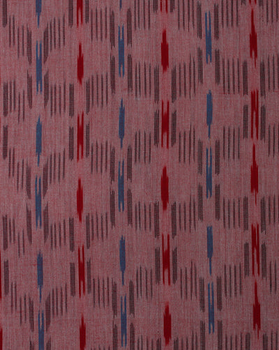 Multicolor Ikat Design Yarn Dyed Cotton Fabric