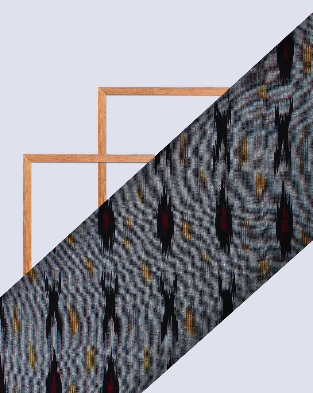 Multicolor Ikat Design Yarn Dyed Cotton Fabric